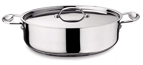 Mepra 302162 1 Piece Glamour Stone Ovale Casserole, Stainless Steel