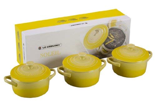 Le Creuset Stoneware Petite Round Casserole Gift Set, Soleil