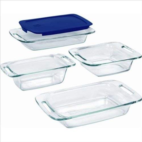 Pyrex Easy Grab 5-Piece Glass Bakeware Set