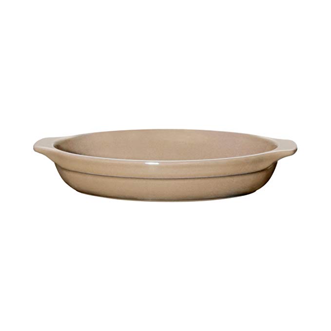 Emile Henry 2-Quart Oval Gratin, Sand