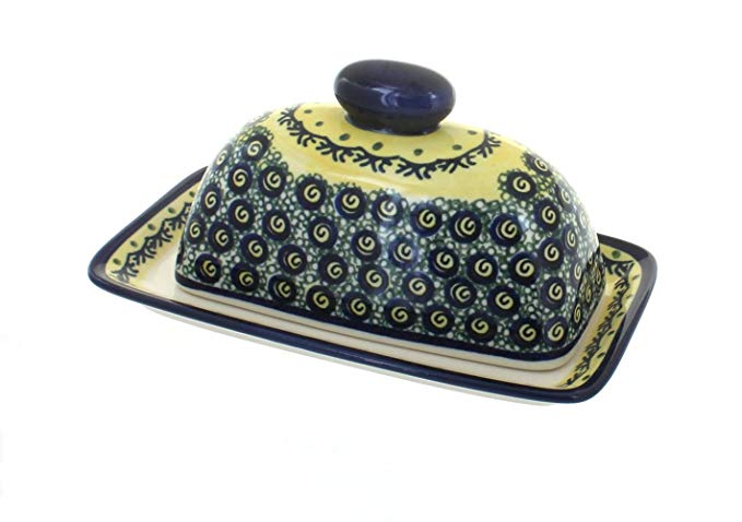 Polish Pottery Renaissance Butter Dish