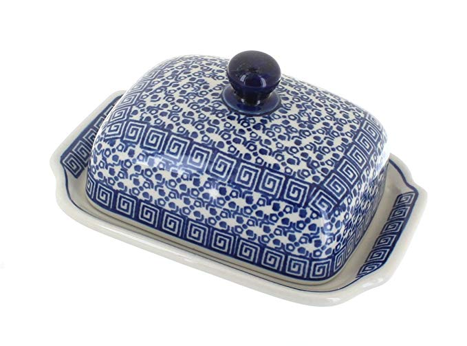 Polish Pottery Olympia Butter Dish