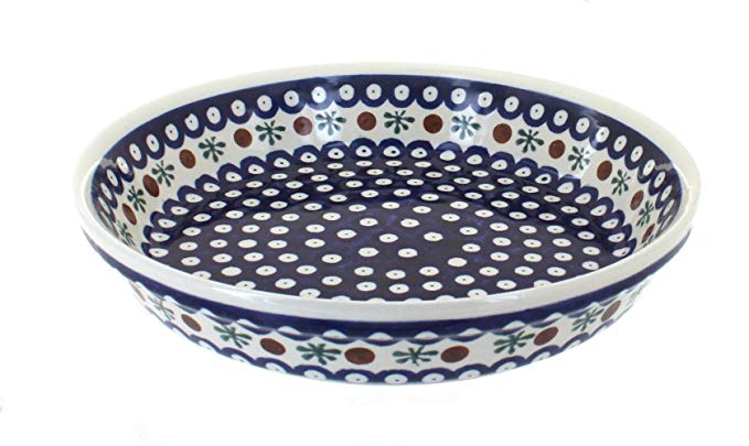 Polish Pottery Nature Pie Dish