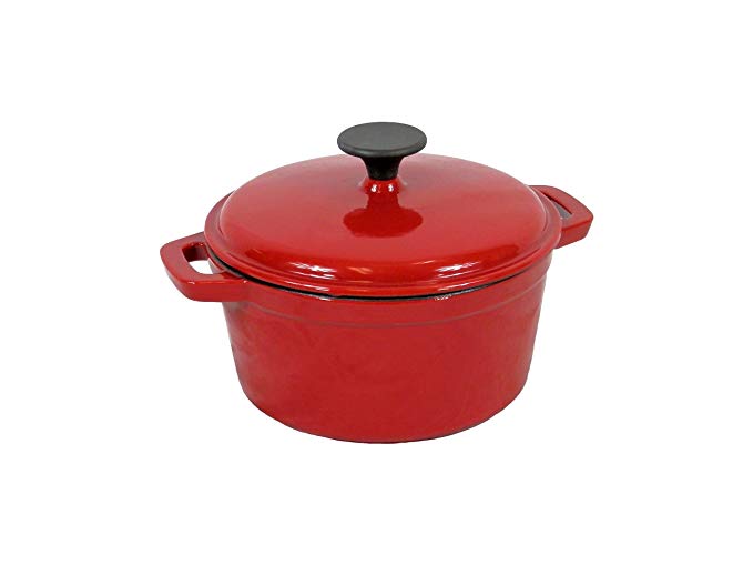 Enameled Cast Iron Dutch Oven 3.7 Quart / 3.5 Liter by Field Chef