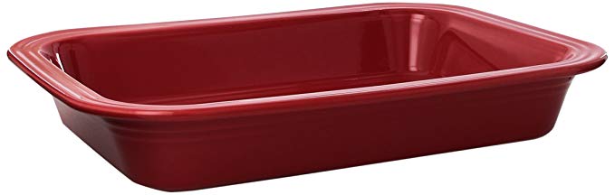 Fiesta 9-Inch by 13-Inch Lasagna Baker, Scarlet