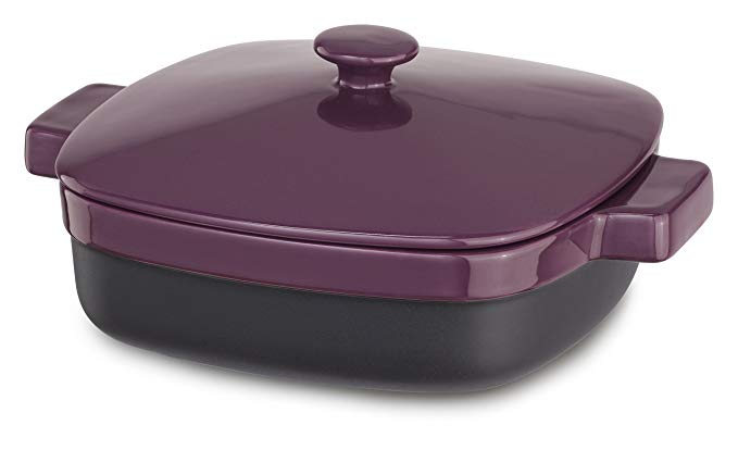 KitchenAid KBMR19CRBY Streamline Ceramic Casserole, 1.9-Quart, Boysenberry