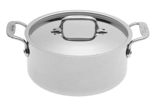 All-Clad 5303 Stainless Steel Casserole with Lid Cookware, 3-Quart, Silver