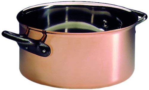 Matfer Bourgeat COPPER CASSEROLE WITHOUT LID 7 7/8