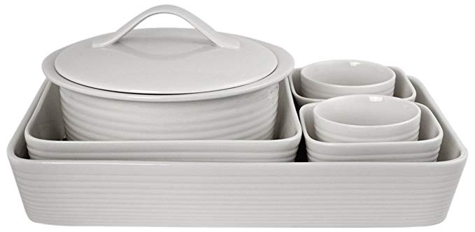 Gordon Ramsay Maze White 7-Piece Bakeware Set