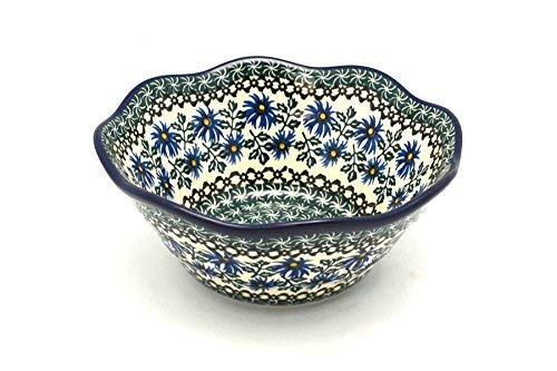 Polish Pottery Bowl - Curvy Edge - 8