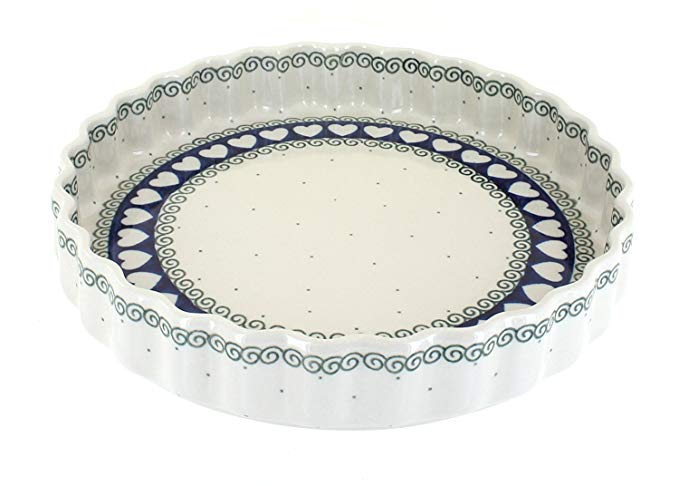 Polish Pottery Cupid Torte Dish