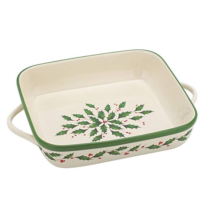 Lenox Holiday Square Baker,Ivory