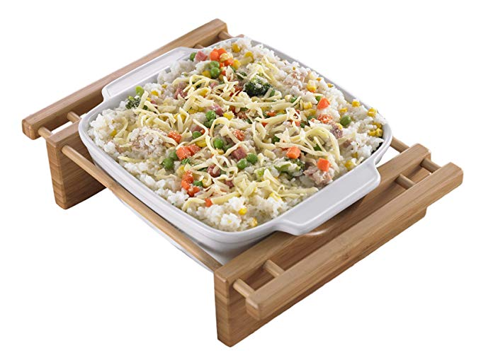 Creative Home 73456 9-Inch Square Grand Buffet Dish