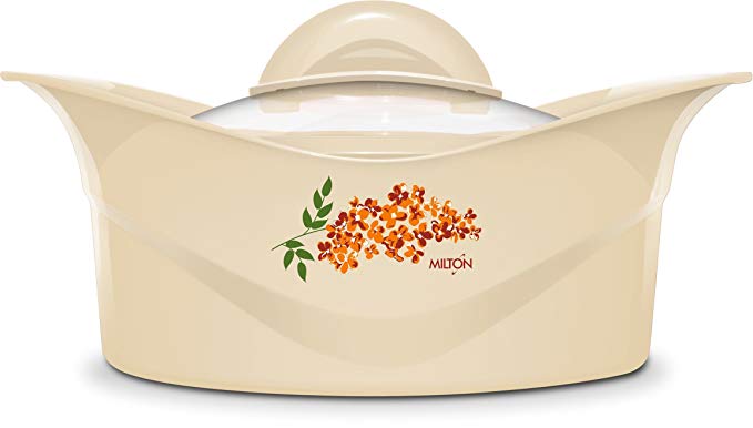 Milton Regalia Glass Lid Insulated Casserole with Stainless Steel Liner, Keeps Food Hot or Cold For 6 Hours, 3 Liter