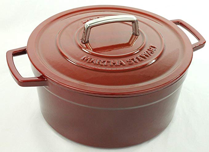 Martha Stewart Enameled Cast Iron 6 qt. Round Casserole