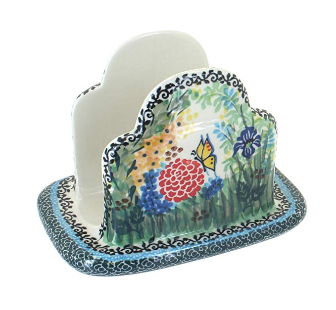 Polish Pottery Teresa Napkin Holder