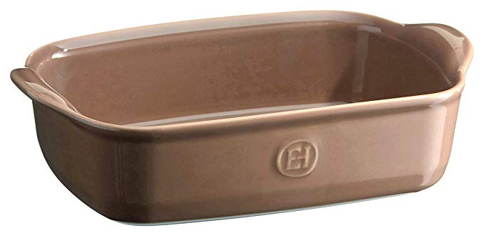 Emile Henry 969649 France Ovenware Ultime Rectangular Baking Dish, 8.7 x 5, Oak