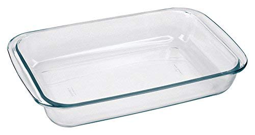 Marinex Bakeware Medium Rectangular Glass Roaster, 13-5/8