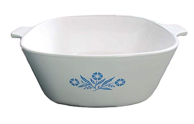 Corning Ware Cornflower Blue Square Casserole / No Lid ( 2 1/2 Quart ) ( P-2 1/2-B )