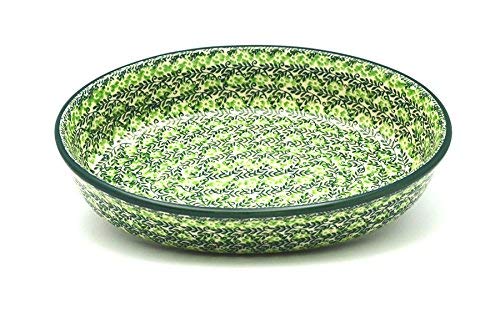 Polish Pottery Baker - Oval - Medium - Irish Meadow