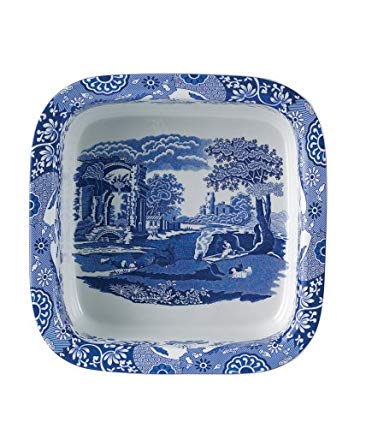 Spode Blue Italian Square Dish