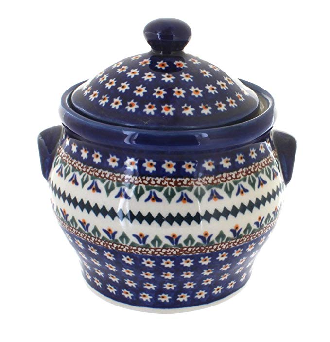 Polish Pottery Daisy Medium Canister