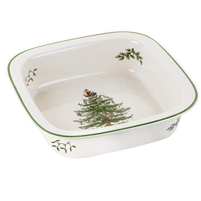 Spode Christmas Tree Square Baker