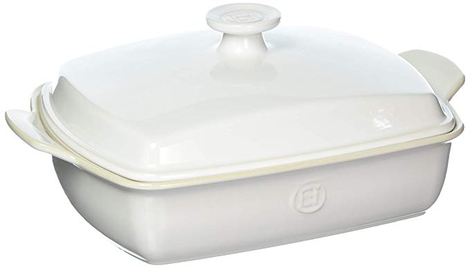 Emile Henry 238428 Covered Rectangular Baker, 14.6