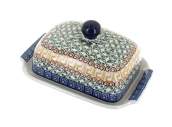 Polish Pottery Athena Butter Dish