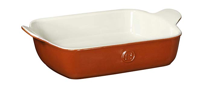 Emile Henry 839620 HR Ceramic Rect Baking Dish, Pumpkin