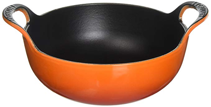 Le Creuset of America Enameled Cast Iron Balti Dish, 2-Quart, Flame