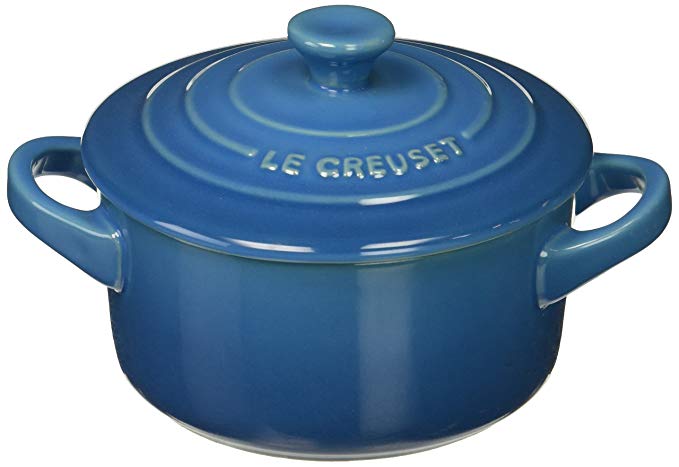 Le Creuset Set of 4 Mini Cocottes with Cookbook, Marseille