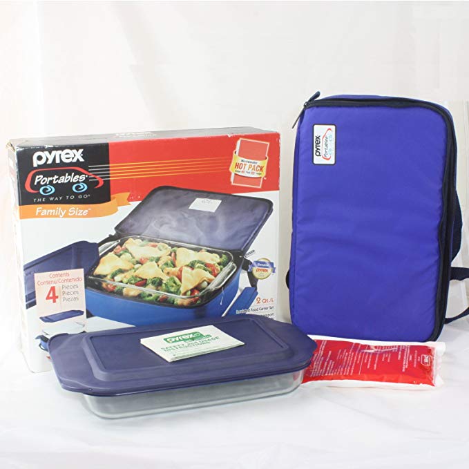 PYREX PORTABLES INSULATED FOOD CARRIER SET