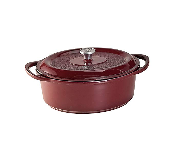 Nordic Ware 5.5-qt. Oval Casserole with Cover Cranberry