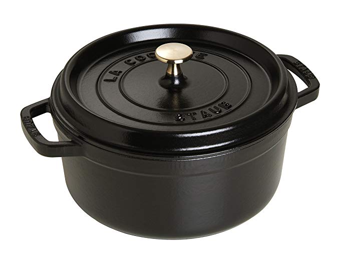 Staub USA Black 2.75 Qt. Round Cocotte