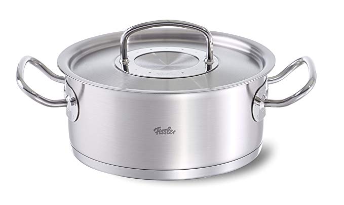 Fissler Bratentopf original-profi collection 24 cm, 4,6 l / Edelstahl Bräter Induktion mit Deckel / 084-133-24-000/0