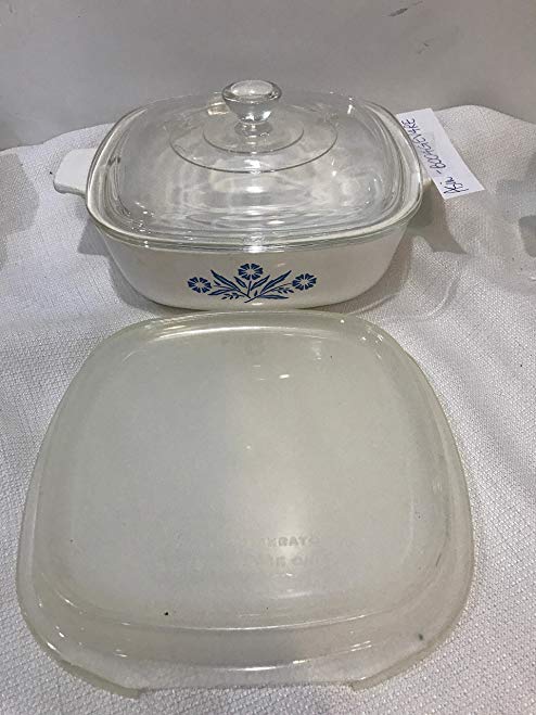 Vintage Corning Ware Cornflower Blue 1 QT Casserole Dish (P-1-B) with Lid