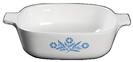 Corning Ware Cornflower Blue Square Casserole/No Lid (1 Quart) (P-1-B)