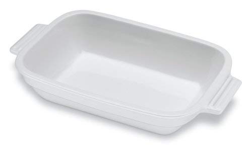 Cuisinart CCB35-710W Chef's Classic Ceramic Bakeware 7-by-10-Inch Rectangular Deep Baker, White