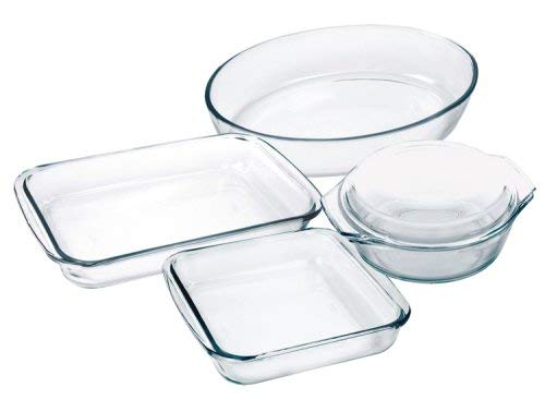 Marinex 5-Piece Oven Baking Dish Set, Gift-Boxed