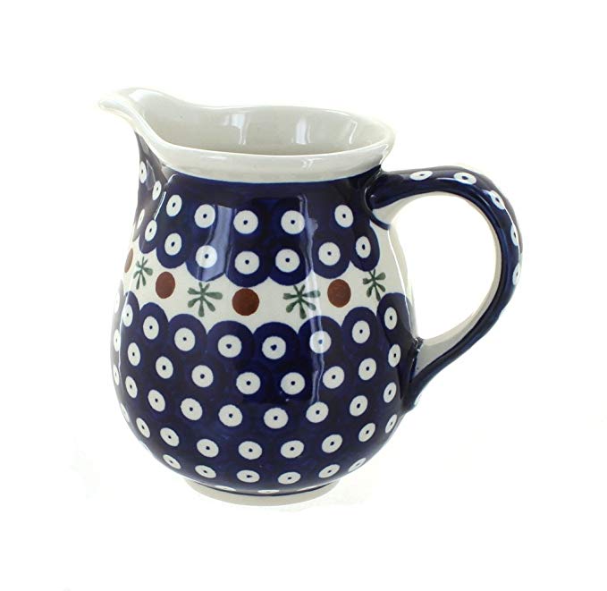 Polish Pottery Nature Small Pitcher