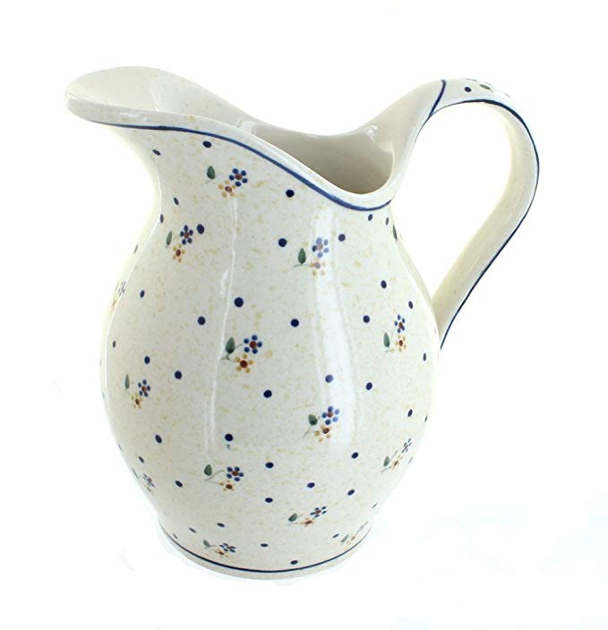 Polish Pottery Country Meadow Pitcher