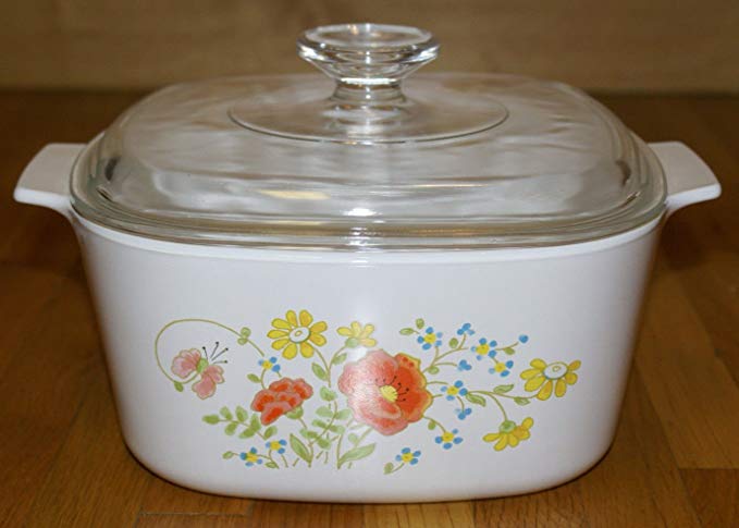 Corning Ware Wild Flowers 3 Liter Casserole Dish A-3-B Corning Ware 3 Liter Baking Dish