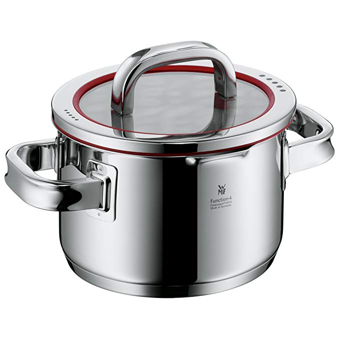 WMF Function 4 Pot - Ø 6''/16 cm (approx. 2qt/1,9l) - Lid with 4 functions - Made in Germany