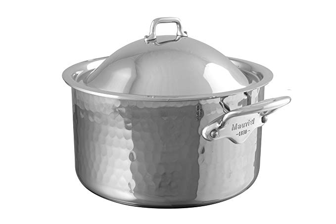 Mauviel 5275.17 M'Elite Cocotte with Dome lid, 6.3, Stainless