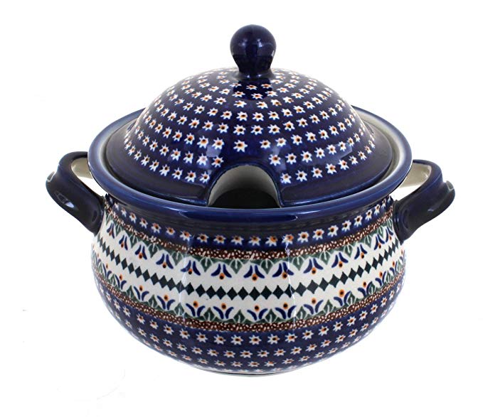 Polish Pottery Daisy Soup Tureen