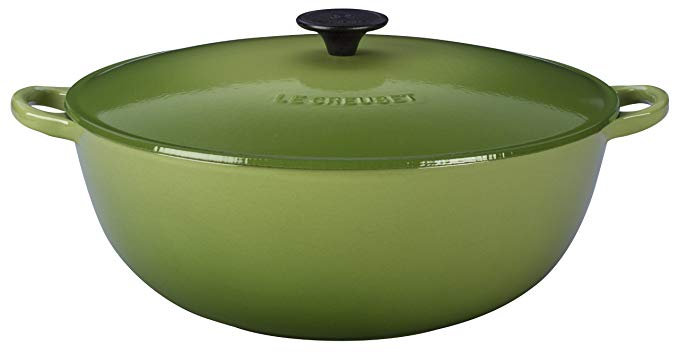 Le Creuset Enameled Cast-Iron 7-1/2-Quart Bouillabaisse Pot, Palm