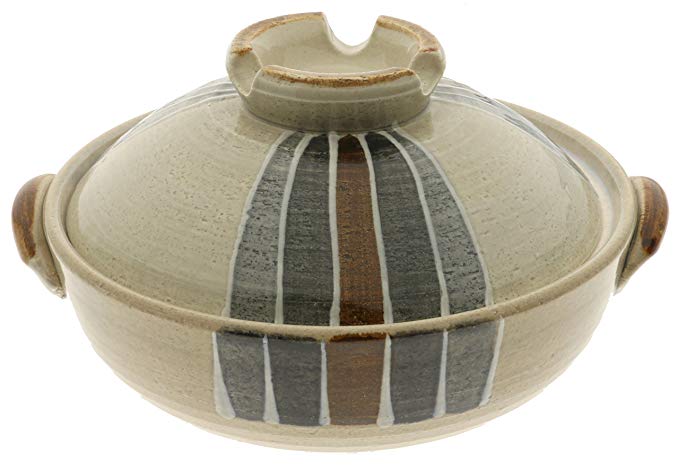 Kotobuki 190-915D Donabe Japanese Hot Pot, Large, Gray