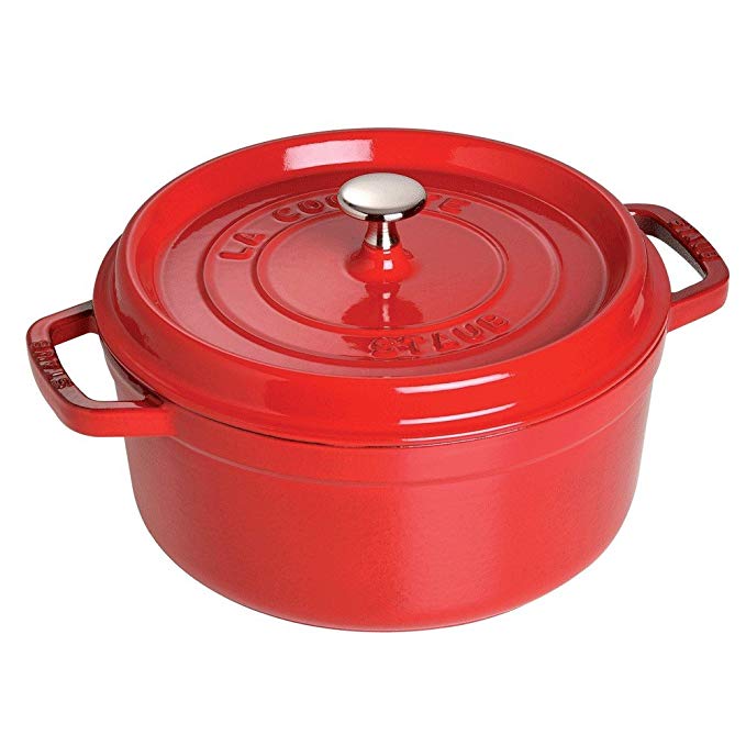 Staub 1102206 Round Cocotte Oven, 2.75 quart, Cherry