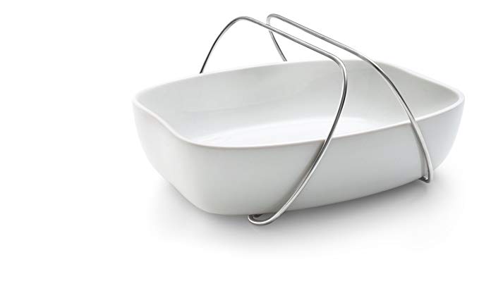 Eva Solo Dish with Handle, Small, 26 by 20 by 6cm, White